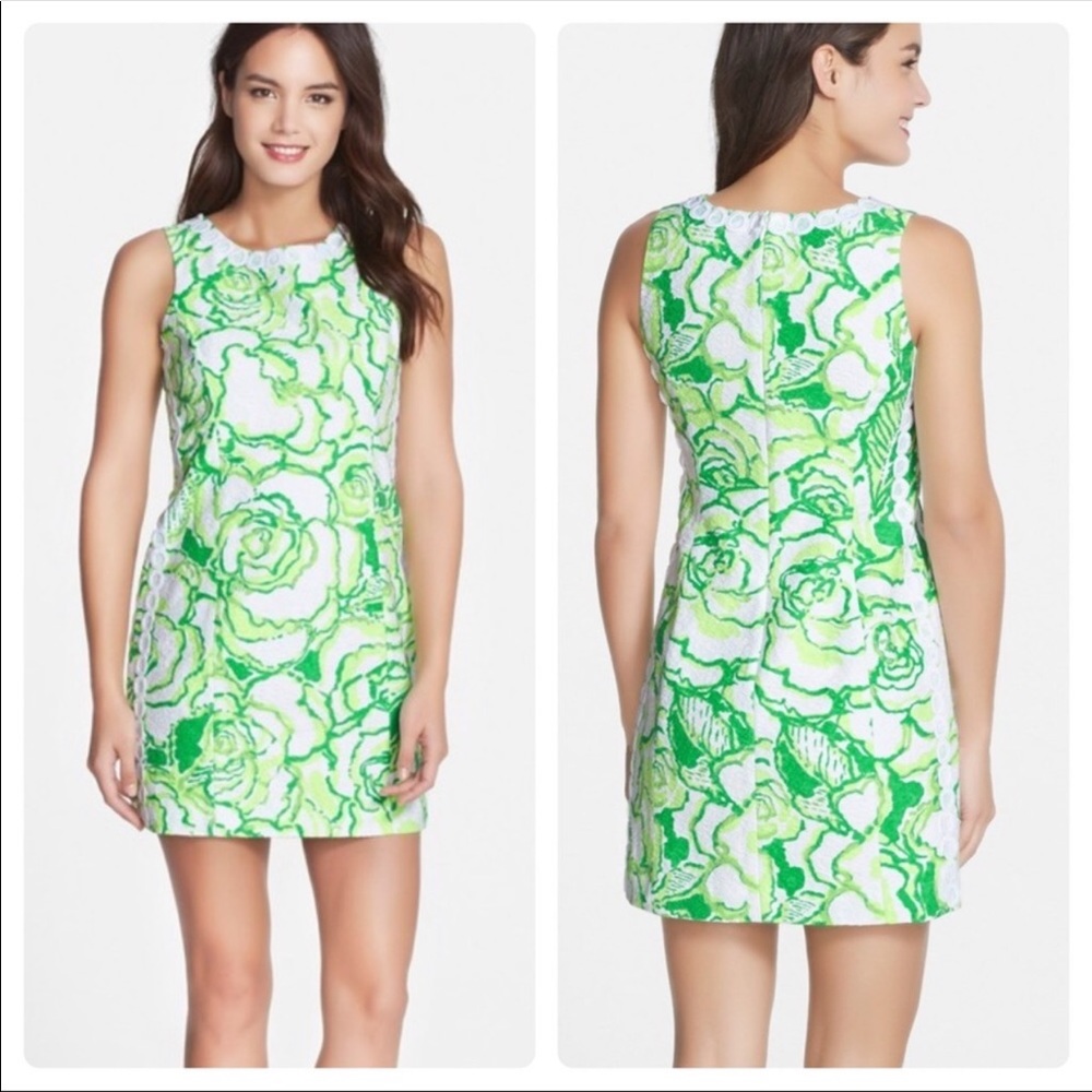 Sold on mercrari ‼️Lilly Pulitzer Green Lace Dress